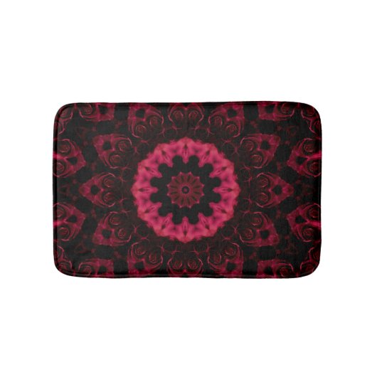 Bathmatt, Abstraktes Kaleidoskop-Bild Badematte (Vorderseite)
