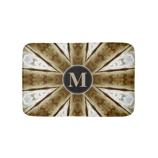 Bathmatt, Abstraktes Kaleidoskop-Bild Badematte (Vorderseite)
