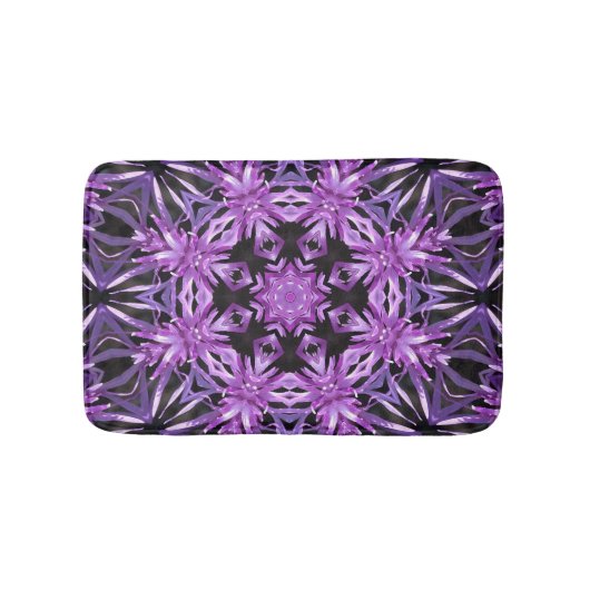 Bathmatt, Abstraktes Kaleidoskop-Bild Badematte (Vorderseite)