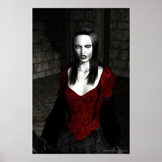 Bathory Gothic Artwork Poster (Vorne)