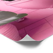 Bathroom Black Labrador Print Funny Posters Dog on Poster (Ecke)