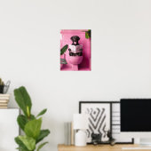 Bathroom Black Labrador Print Funny Posters Dog on Poster (Heimbüro)