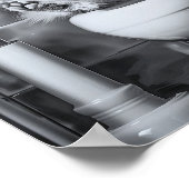 Bathroom Cat Print reading on toilet, Bathroom Wal Poster (Ecke)