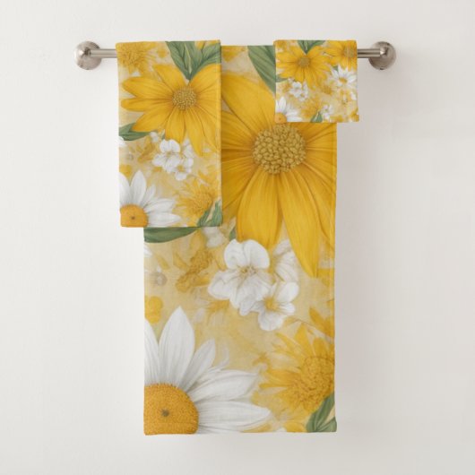 Bathroom Flower Feeling Badhandtuch Set (Insitu)