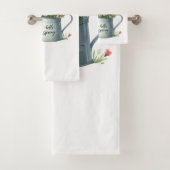 Bathroom Towel Set-Pastel Spring Bath Décor Badhandtuch Set (Insitu)