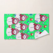 Bathroom Towel Sets Christmas Snowman Santa  (Handtuch)