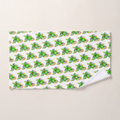 Bathroom Towel Sets Happy St. Patrick's Day Rabbit (Handtuch)