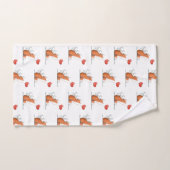 Bathroom Towel Sets Valentine's Day Foxy Red Heart (Handtuch)