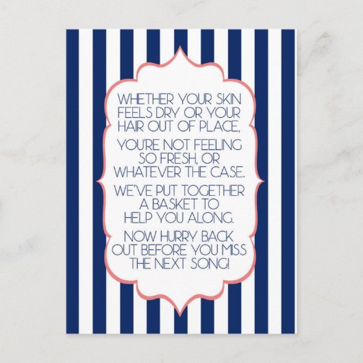 BathroomSign.jpg Postkarte (Vorderseite)