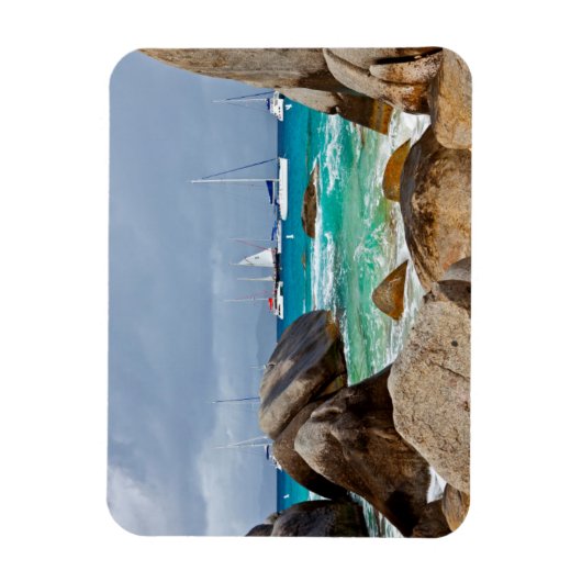 Baths, Virgin Gorda, British Virgin Islands Magnet (Vertikal)
