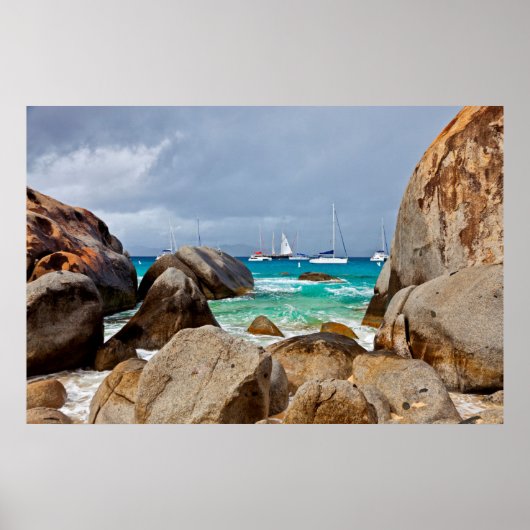 Baths, Virgin Gorda, British Virgin Islands Poster (Vorne)