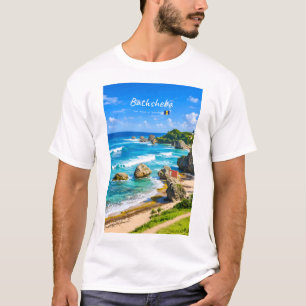 Bathsheba, Barbados - Tropische Küstenlandschaft T-Shirt