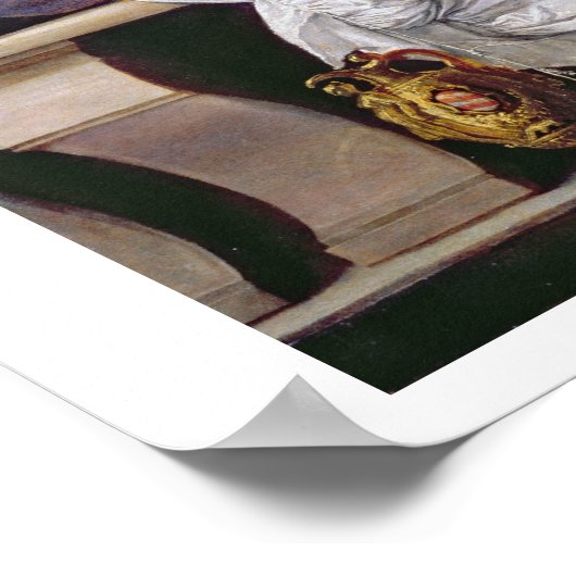 Bathsheba Bathing, c.1575 (Öl auf Leinwand) Poster (Ecke)