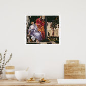 Bathsheba Bathing, c.1575 (Öl auf Leinwand) Poster (Küche)