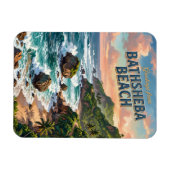 Bathsheba Beach Barbados Magnet (Horizontal)