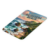 Bathsheba Beach Barbados Magnet (Linke Seite)