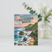 Bathsheba Beach Barbados Postkarte (Stehend Vorderseite)