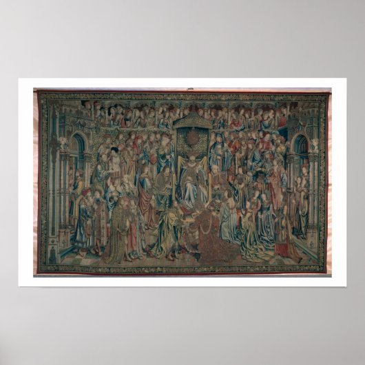 Bathsheba begrüßt am Court, Tapestry von David und Poster (Vorne)