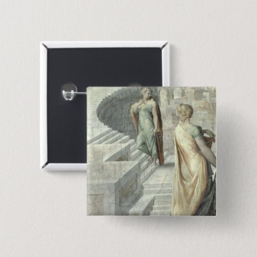 Bathsheba, das David, c.1553 besucht Button (Vorne & Hinten)