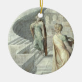 Bathsheba, das David, c.1553 besucht Keramikornament (Vorne)