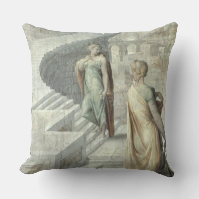 Bathsheba, das David, c.1553 besucht Kissen (Vorderseite)