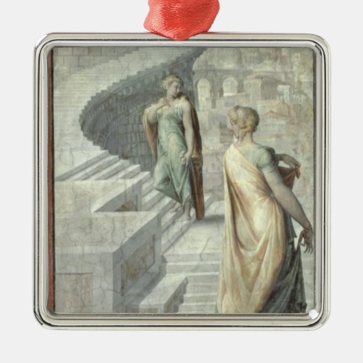 Bathsheba, das David, c.1553 besucht Ornament Aus Metall (Vorne)