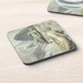 Bathsheba, das David, c.1553 besucht Untersetzer (Linke Seite)