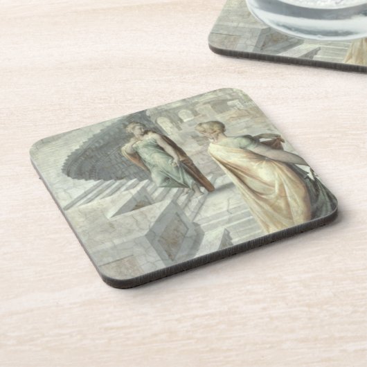 Bathsheba, das David, c.1553 besucht Untersetzer (Linke Seite)