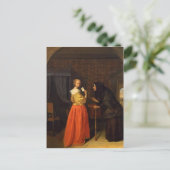 Bathsheba erhält David's Letter von Jan Steen Postkarte (Stehend Vorderseite)