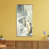 Bathsheba Visiting David, c.1553 Leinwanddruck (Insitu (Wohnzimmer))