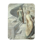 Bathsheba Visiting David, c.1553 Magnet (Vertikal)