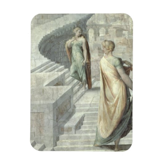 Bathsheba Visiting David, c.1553 Magnet (Vertikal)
