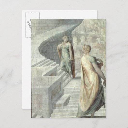 Bathsheba Visiting David, c.1553 Postkarte (Vorne/Hinten)