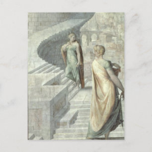 Bathsheba Visiting David, c.1553 Postkarte