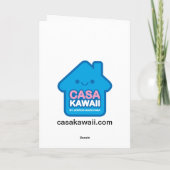 Bathtime Bear Grußkarte Karte (Rückseite)