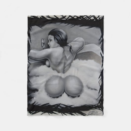 "Bathtime" Fleecedecke (Vorderseite)