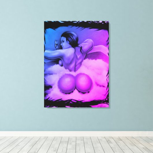 "Bathtime" Leinwanddruck (Insitu (Holzboden))