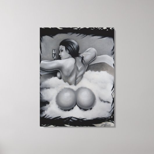 "Bathtime" Leinwanddruck (Vorderseite)