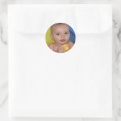 Bathtime Runder Aufkleber (Tasche)