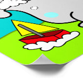 Bathtub Bulldog Puppy Poster 11 (Ecke)