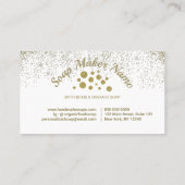 Bathtub Gold Shampoo Wellness-Center Seifenblasen Visitenkarte (Rückseite)