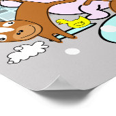 Bathtub Welpenposter 2 Poster (Ecke)