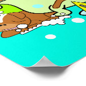 Bathtub Welpenposter 5 Poster (Ecke)