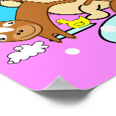 Bathtub Welpenposter 6 Poster (Ecke)