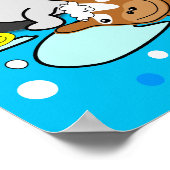 Bathtub Welpenposter 8 Poster (Ecke)