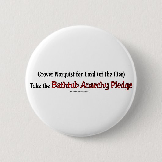 BathtubAnarchyPledge Button (Vorderseite)