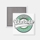Bathurst australia Vintages Logo Magnet (Vorderseite/Rückseite)