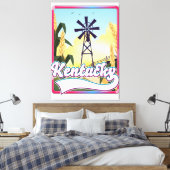 Bathurst Island Kanada Reiseplan Leinwanddruck (Insitu (Schlafzimmer))