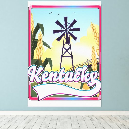 Bathurst Island Kanada Reiseplan Leinwanddruck (Insitu (Holzboden))