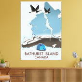 Bathurst Island Kanada Reiseplan Leinwanddruck (Insitu (Wohnzimmer))